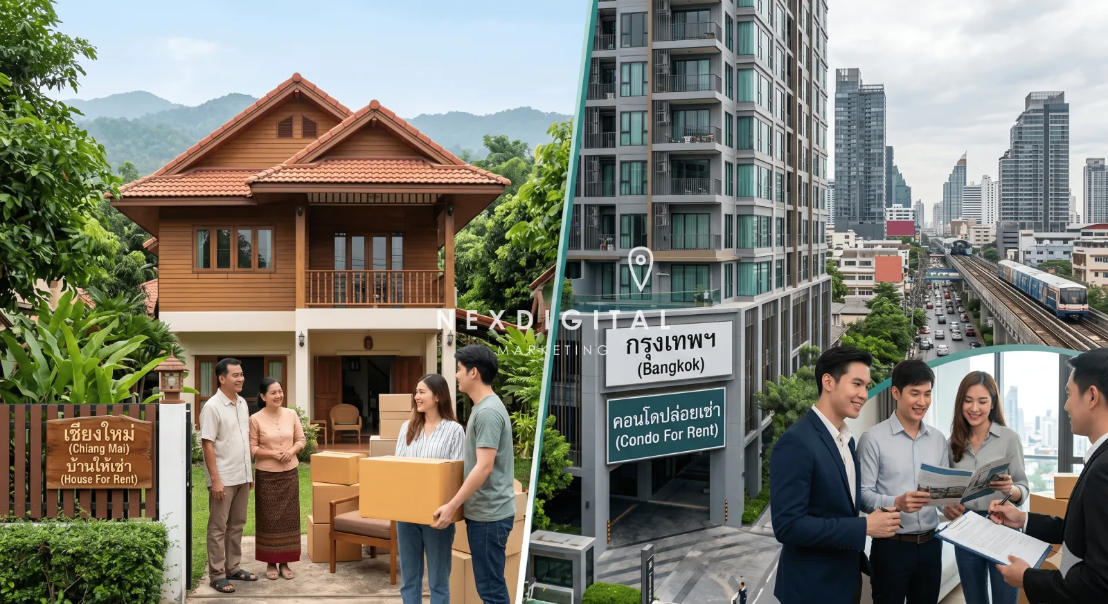 ซื้อบ้านปล่อยเช่าในเชียงใหม่ vs กรุงเทพฯ แบบไหนคุ้มกว่า?