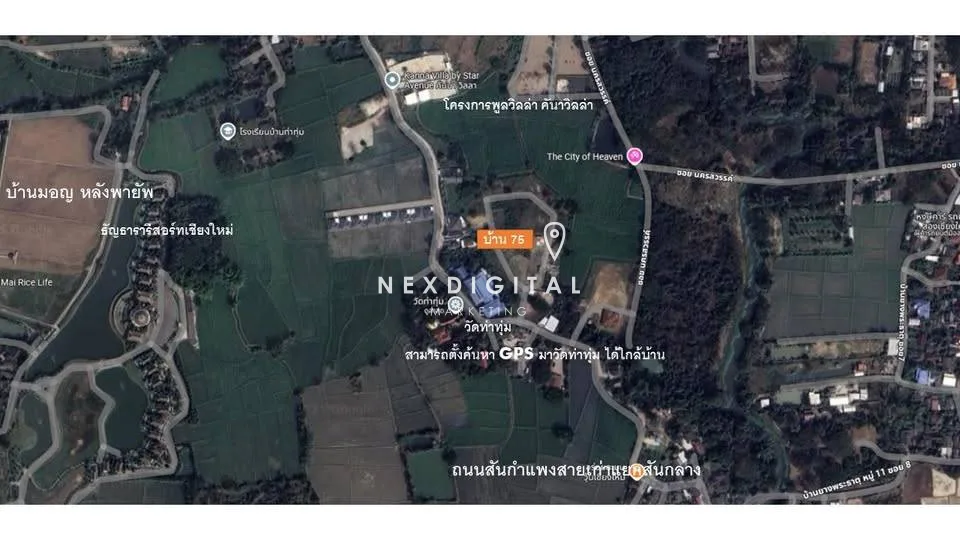 NEX26-02-001 บ้านสวนในเมือง หลังพายัพ วงแหวนรอบ 2 วิวทุ่งนา ใกล้เมืองเชียงใหม่  เซ็นทรัลเฟสติวัล เชียงใหม่ - 24