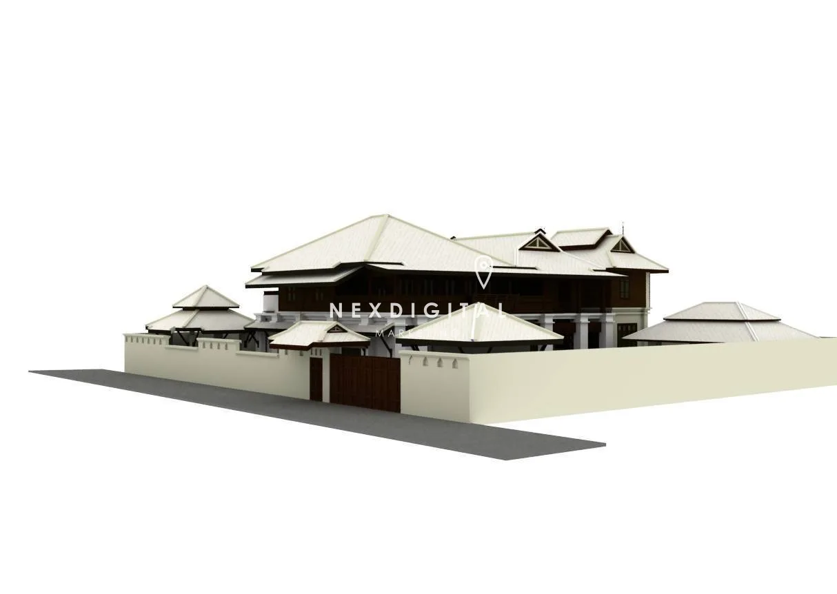 บ้านหรูสไตล์ ล้านนาแท้ 2 ชั้น หลังคาซ้อนหลายชั้น อลังการ  6 Story 5 ห้องนอน 8 ห้องน้ำ - 13
